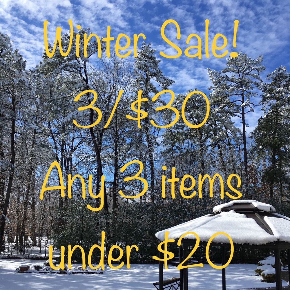 *Selling 3/&30* all items must be under $20
